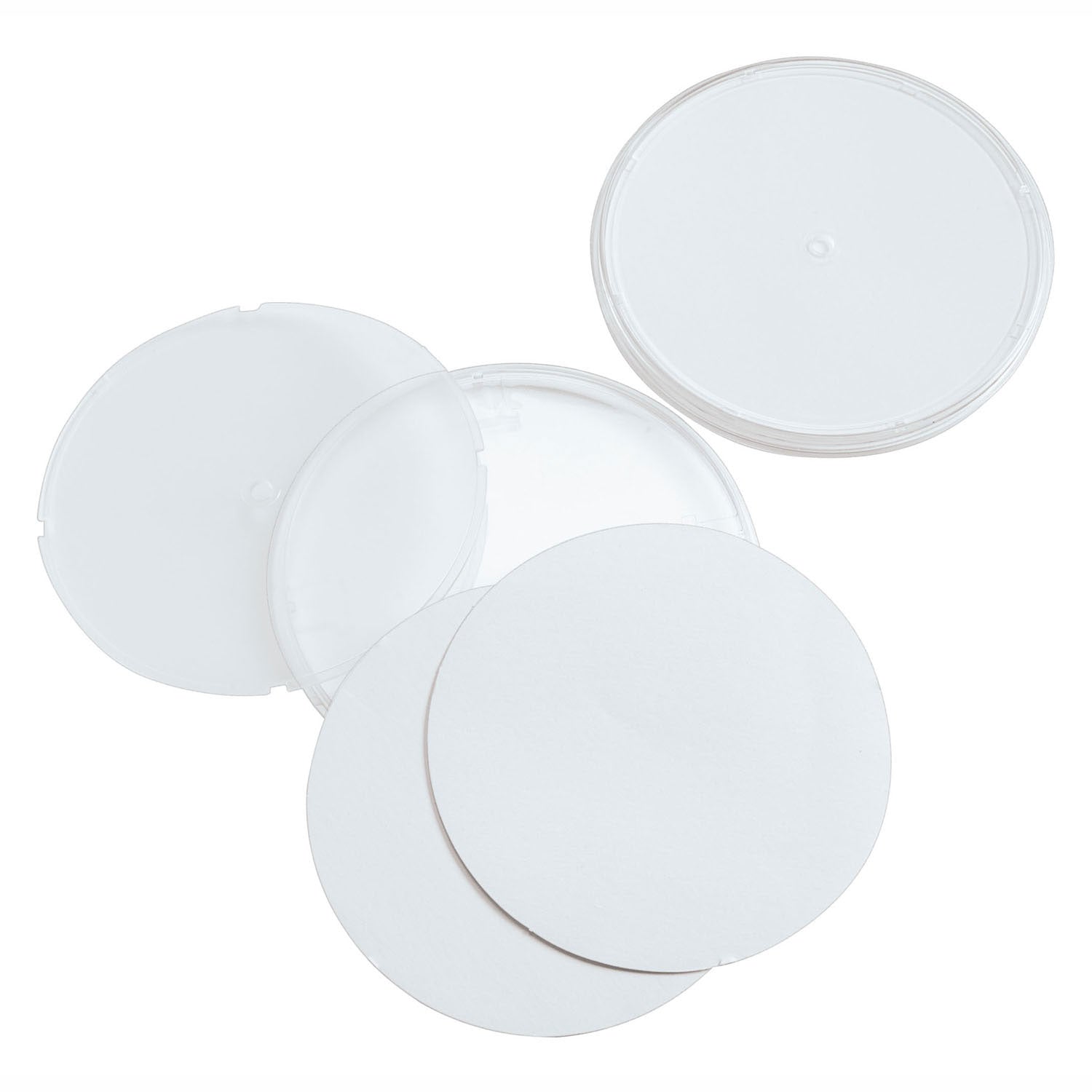 Colorations - Décorez vos propres sous-verres transparents, ensemble de 12