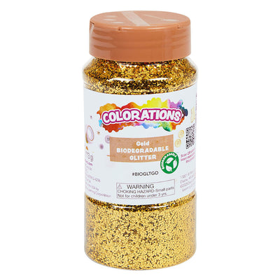 Colorations - paillettes biodégradables - or, 113 grammes