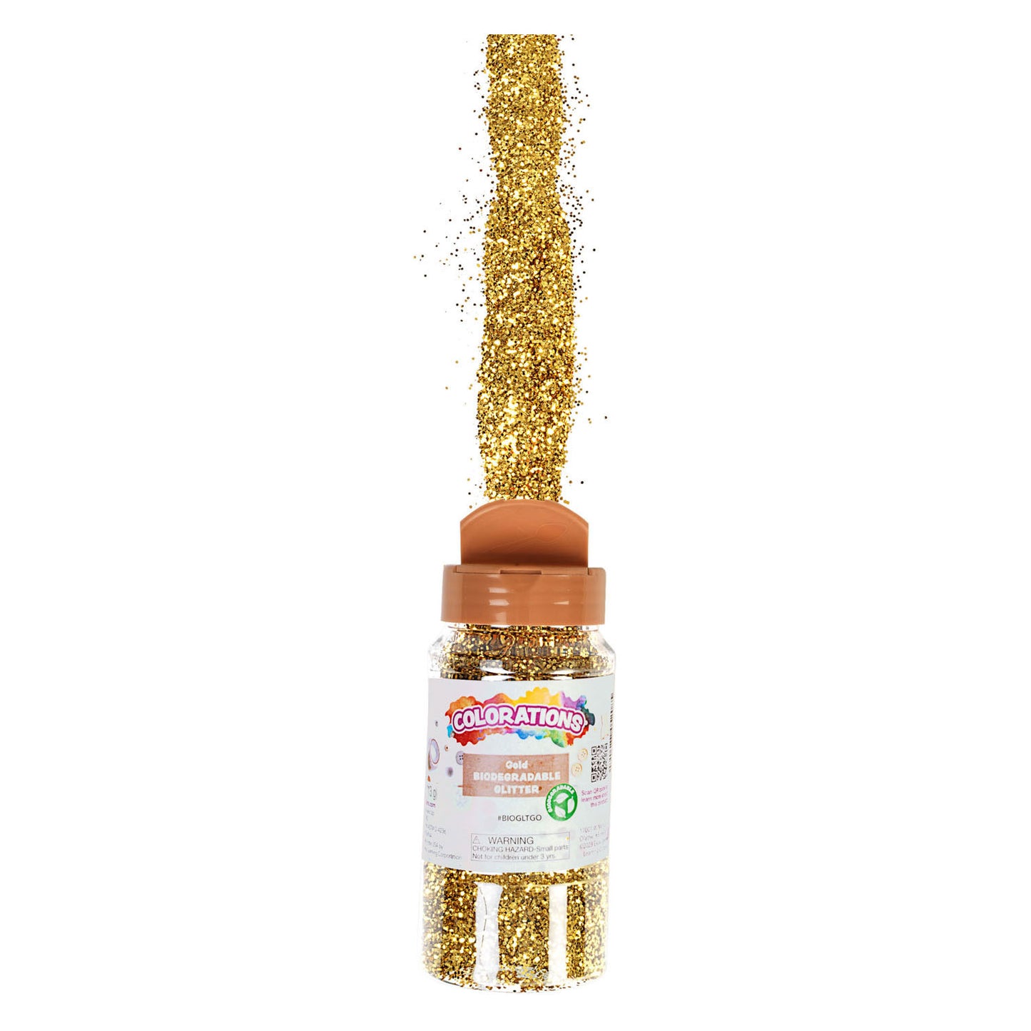 Colorations - paillettes biodégradables - or, 113 grammes