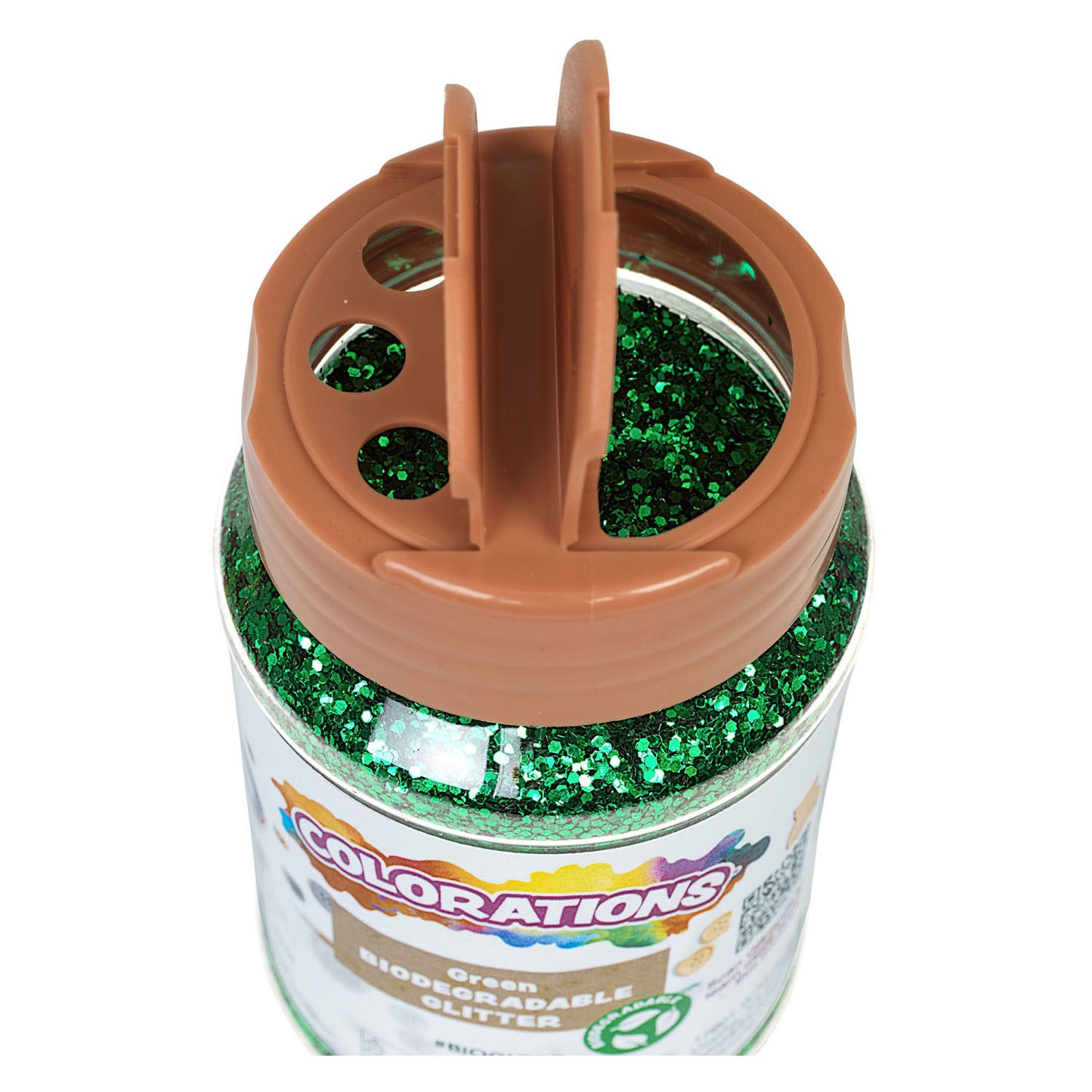 Colorations Organic Degradable Glitter Green, 113 grammes