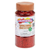 Colorations - paillettes dégradables organiques - rouge, 113 grammes