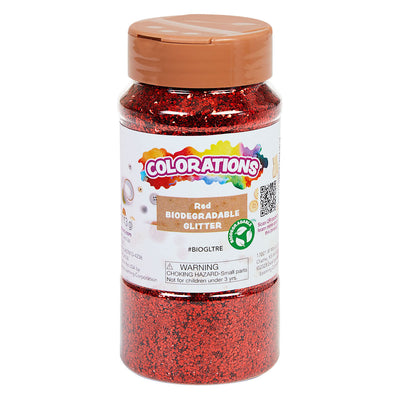 Colorations Red paillettes dégradables organiques, 113 grammes