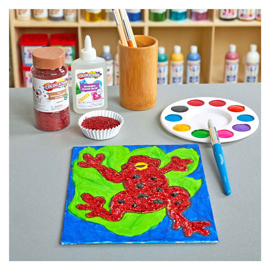 Colorations Red paillettes dégradables organiques, 113 grammes