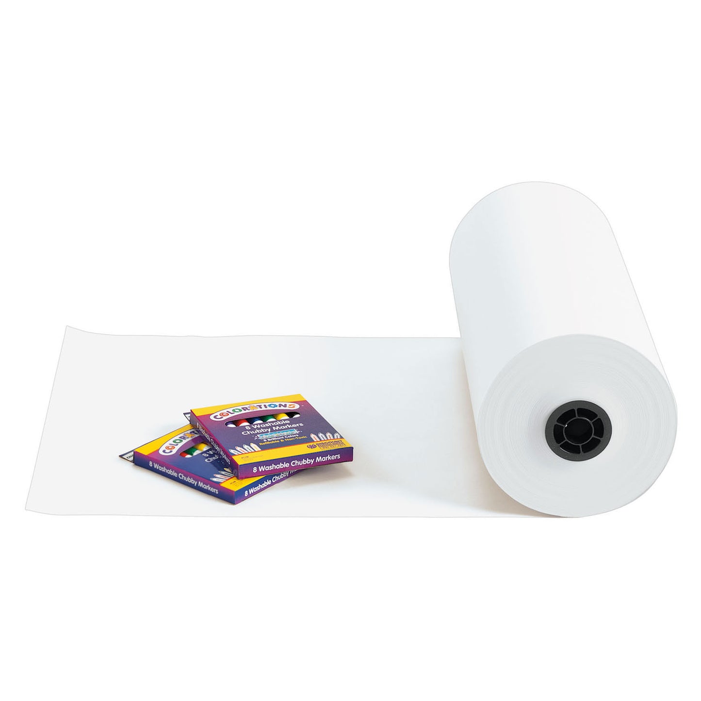 Colorations Roll Paper Blanc, 305m