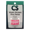 Colorations Washi autocollants Pétales roses, 80e.