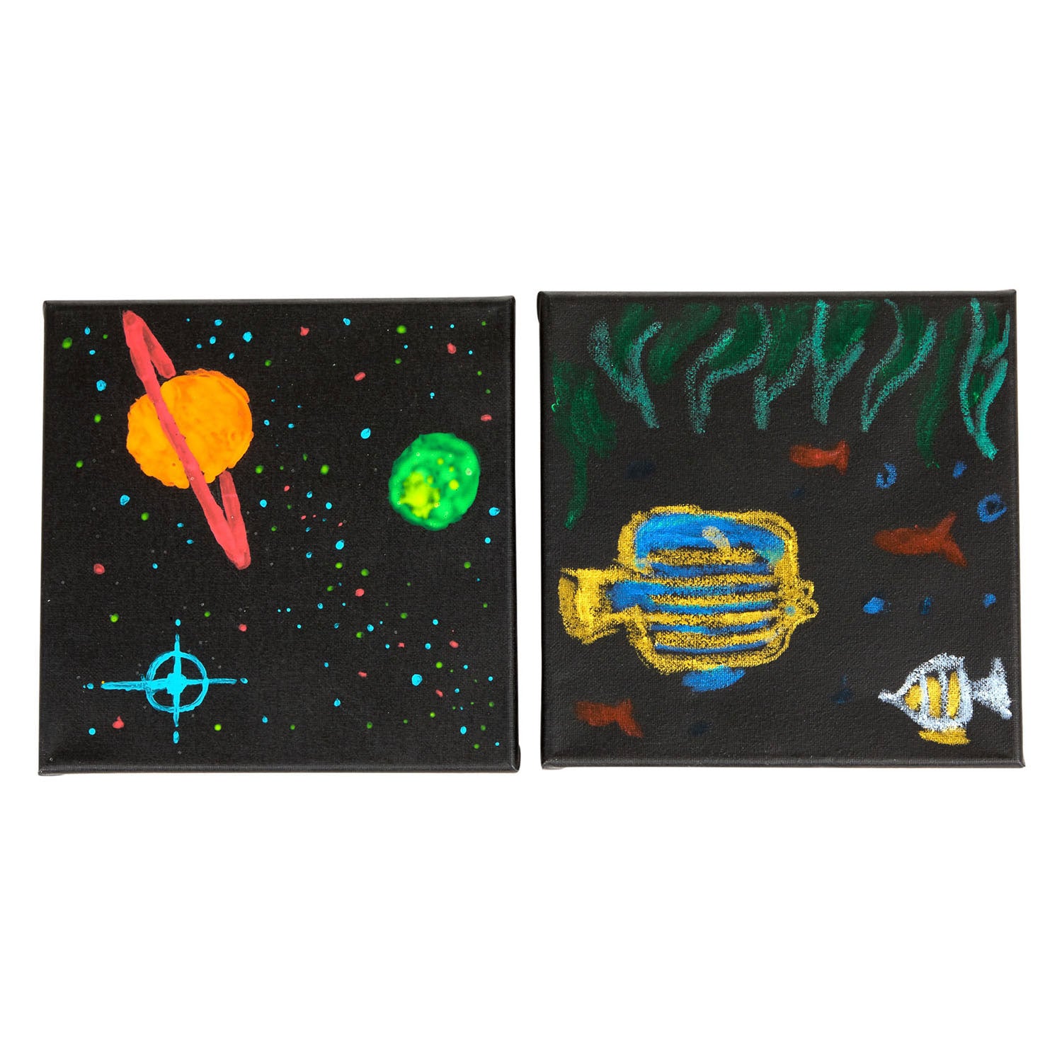Colorations toivas noir 20x20cm, ensemble de 3