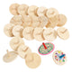 Colorations en bois en bois, set ou 24