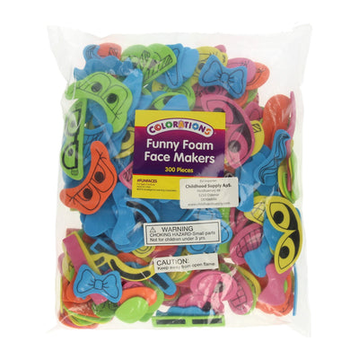 Colorations Funny Visual Parts Foam, 300st.