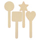 Colorations DIY Stick Stick Shapes 4 Designs, 20st.
