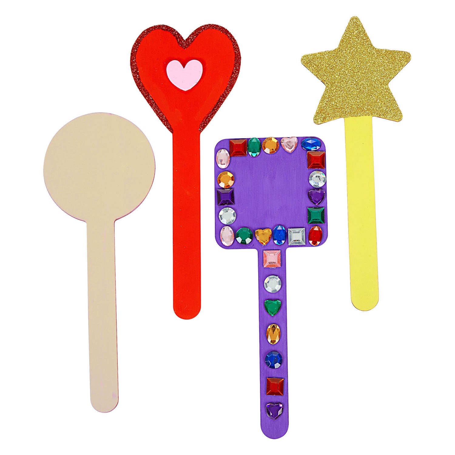 Colorations DIY Stick Stick Shapes 4 Designs, 20st.