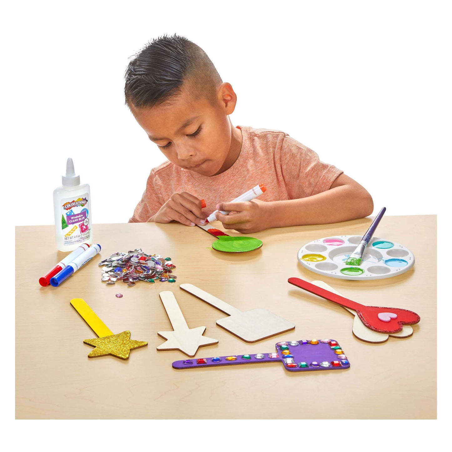 Colorations DIY Stick Stick Shapes 4 Designs, 20st.