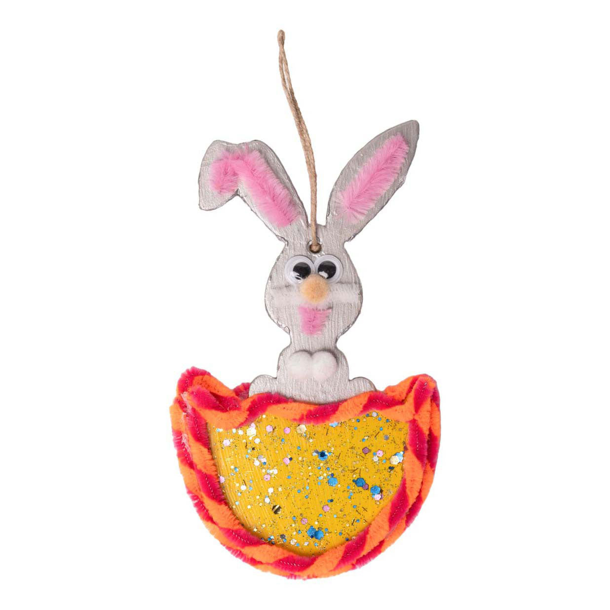 Colorations - lapin dans les ornements d'oeufs, 6e.