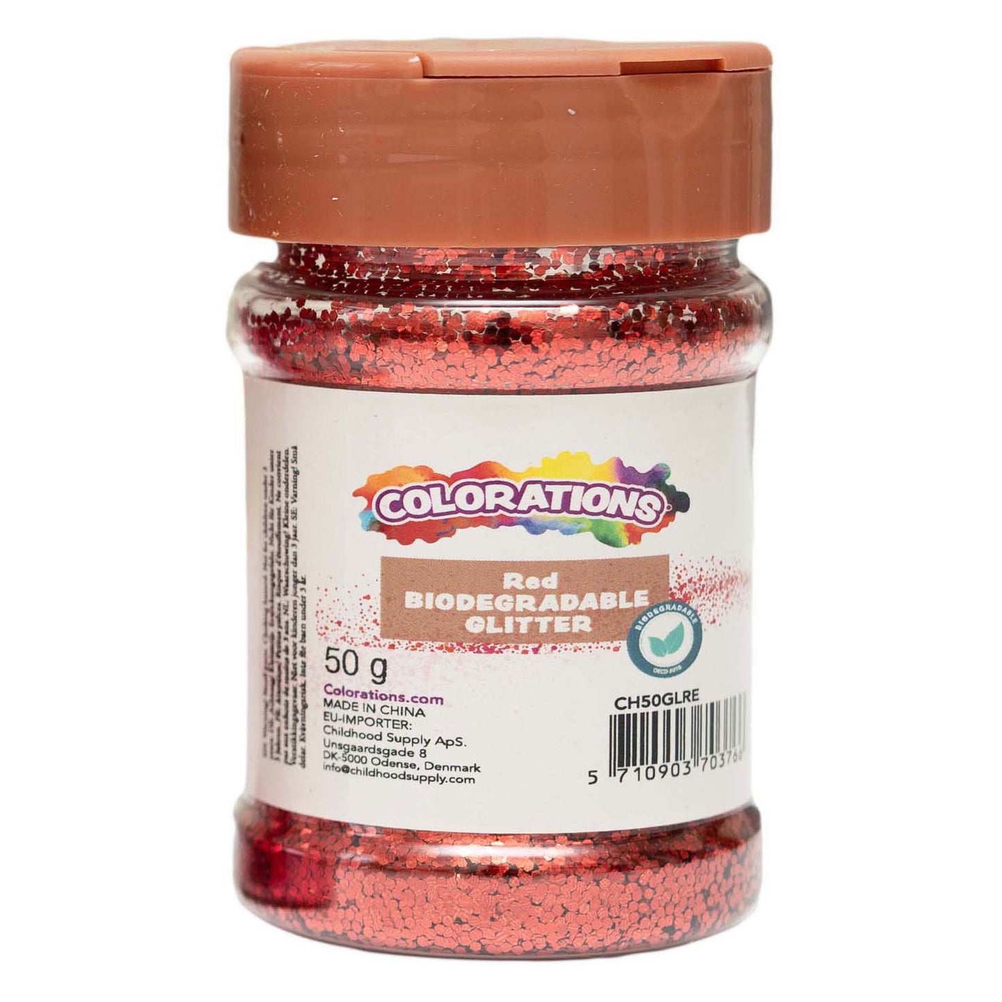 Colorations - Biodégradable Glitter Red - 50g