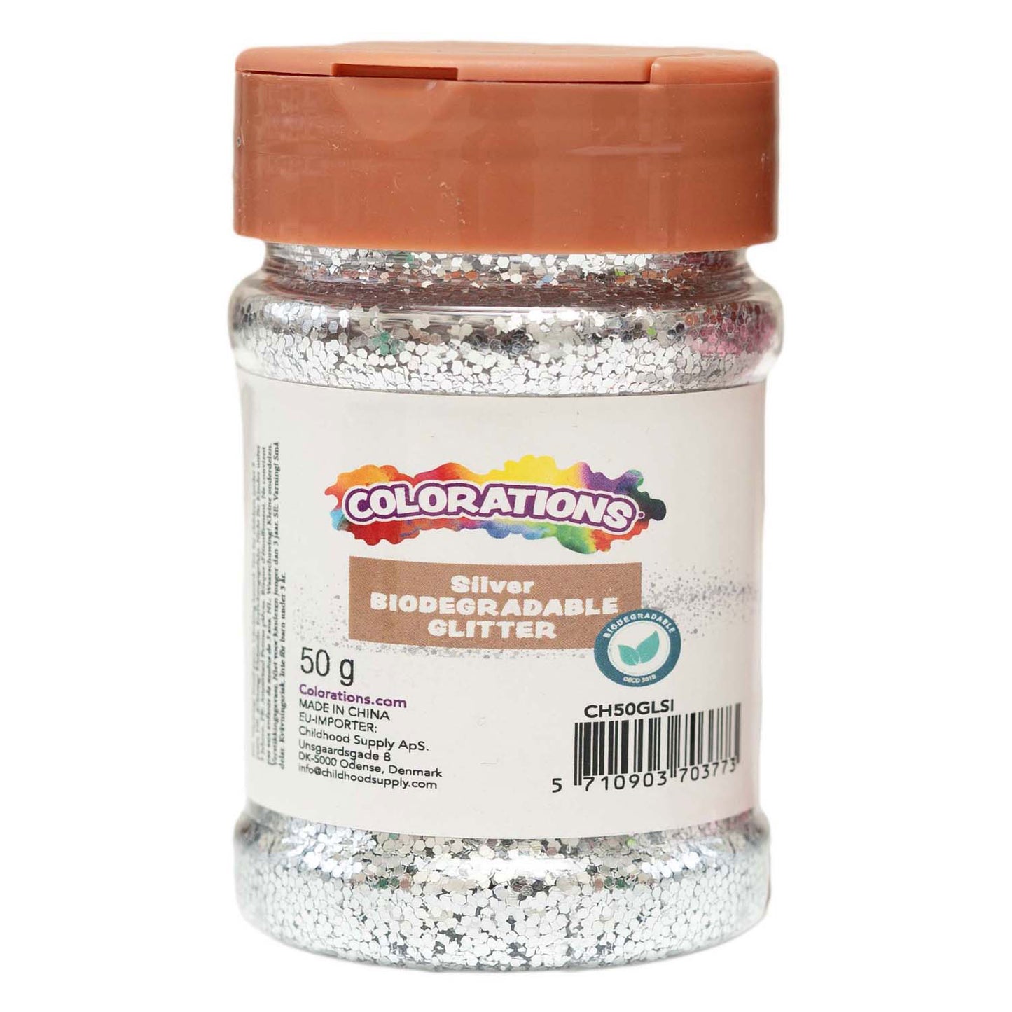 Colorations - argent pailleté biodégradable - 50g