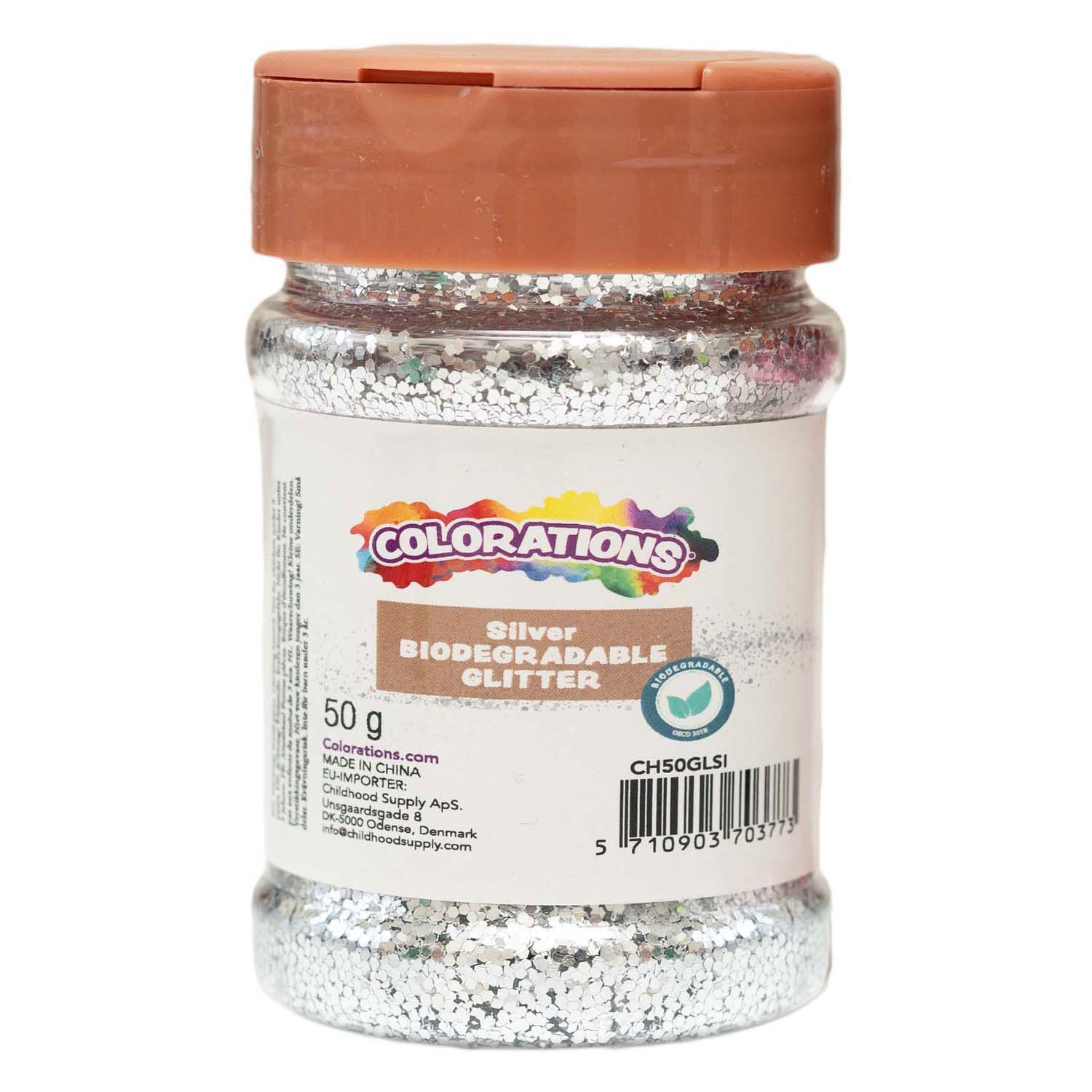 Colorations - argent pailleté biodégradable - 50g