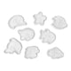 Colorations - moules d’expression animaux marins, 8pcs.