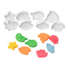 Colorations - moules d’expression animaux marins, 8pcs.