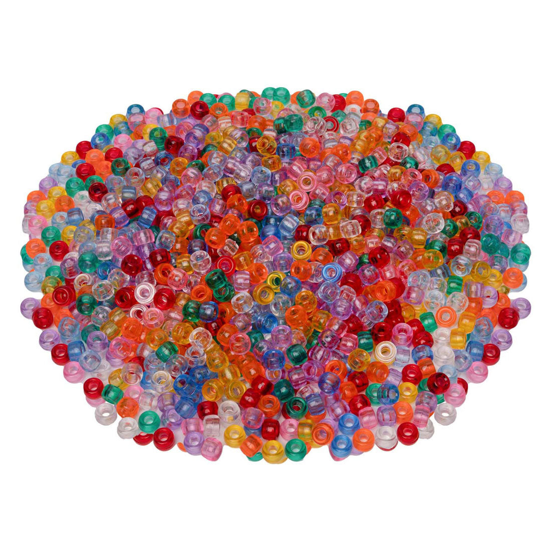 Colorations - Perons de poneys transparents 6x9 mm, 1000st.