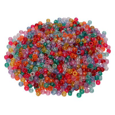 Colorations - Perles de poney paillettes 6x9 mm, 1000st.
