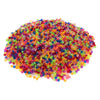 Colorations - petites perles de poney - transparent, 4 x 6 mm, 500 gr.