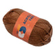 Colorations - Fil en acrylique marron, 50g