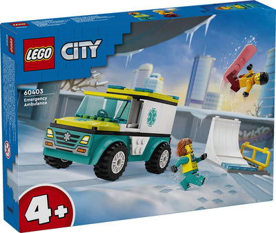LEGO LEGO CITY 60403 Ambulance et snowboarder