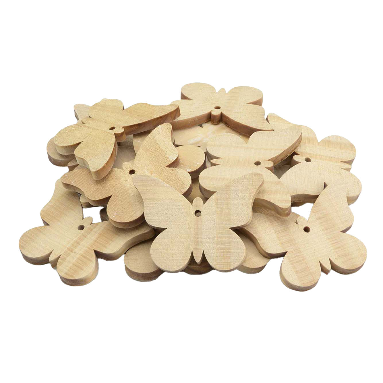 Grands papillons en bois, 20e.