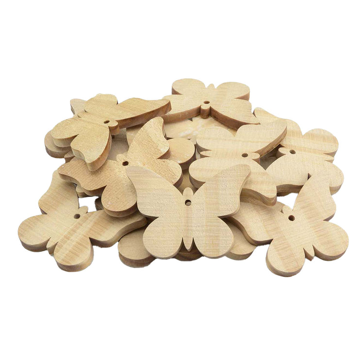 Grands papillons en bois, 20e.