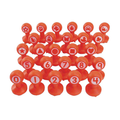 Colorations - Formes Figures Tampons d'argile, 26dlg.
