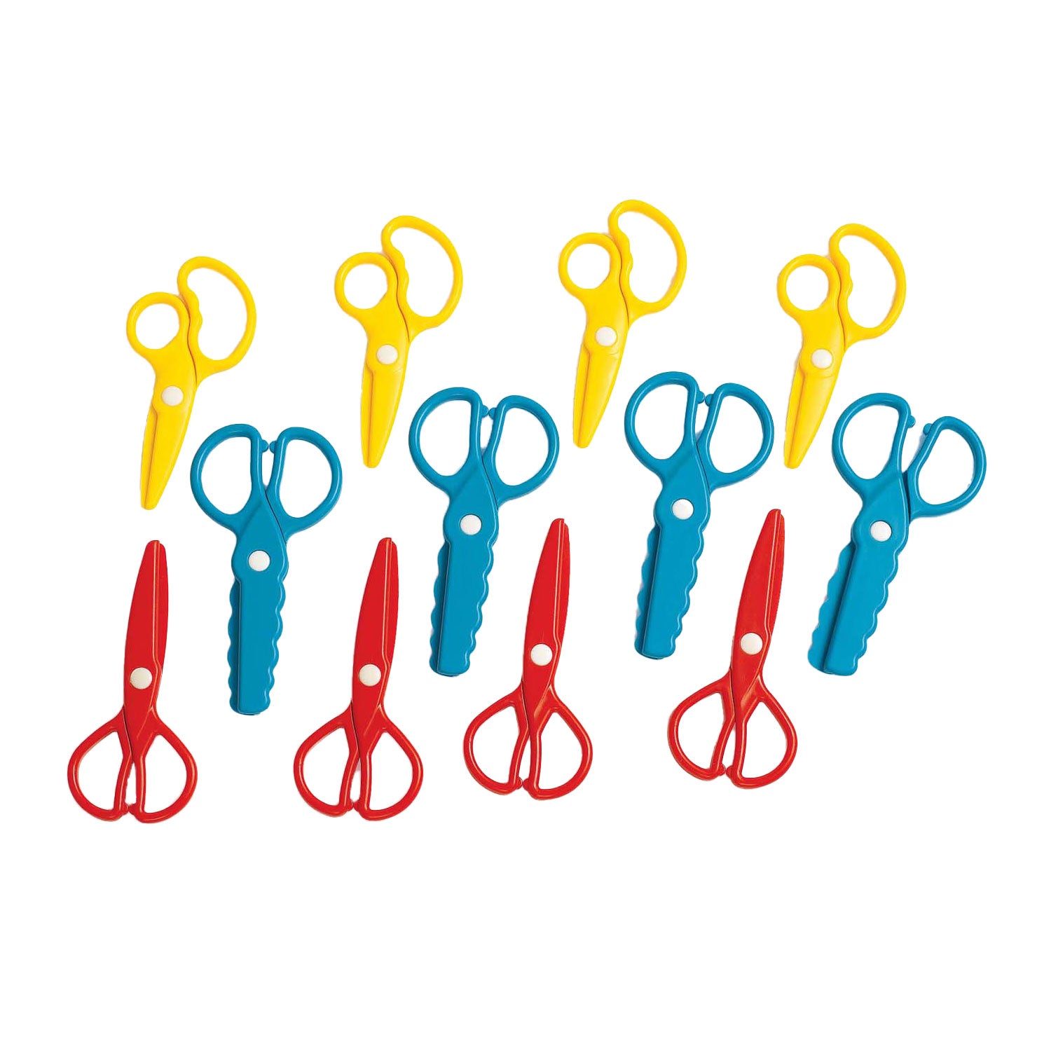 Colorations - ciseaux à argile variés, 12 pcs.