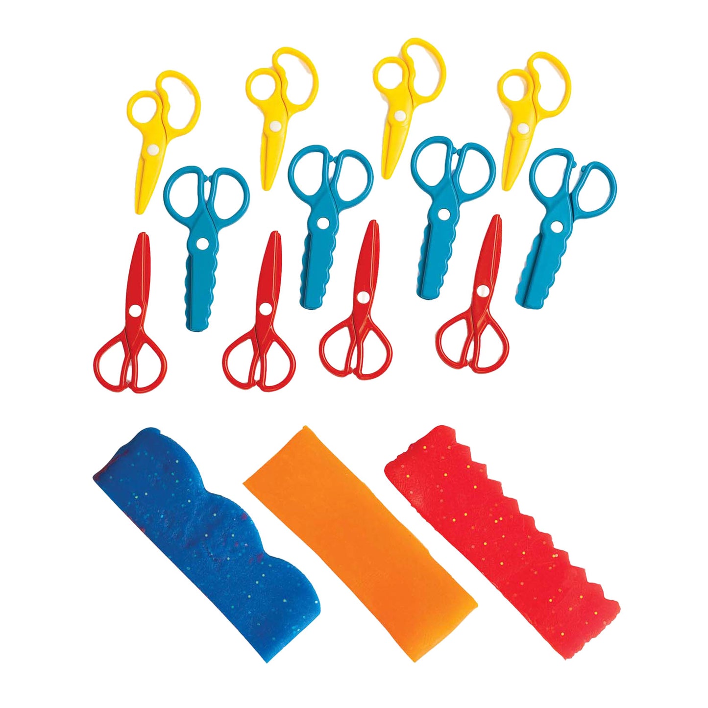 Colorations - ciseaux à argile variés, 12 pcs.
