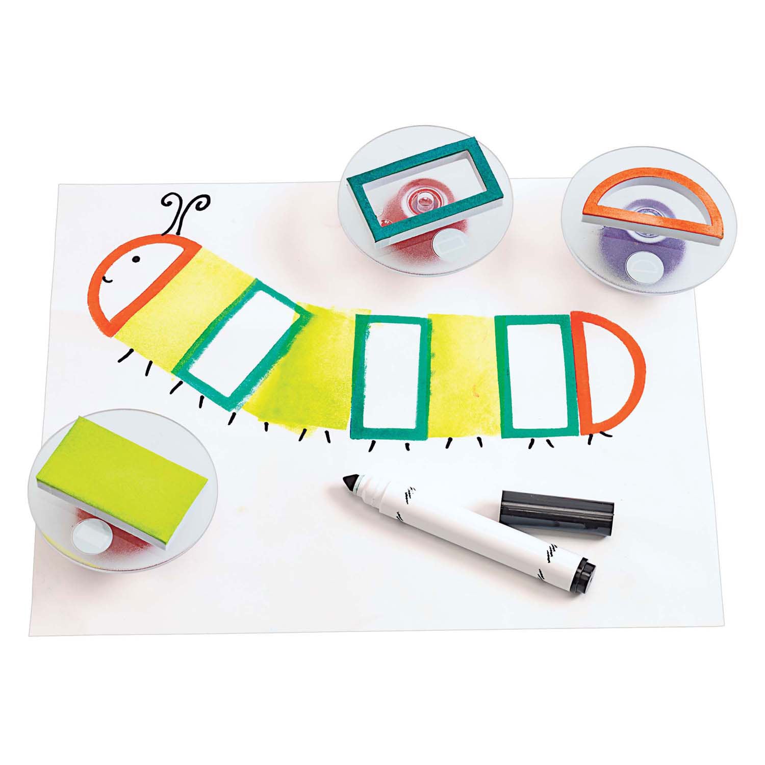 Colorations - Grip Stamps Easy Grip Géométrique, 14e.