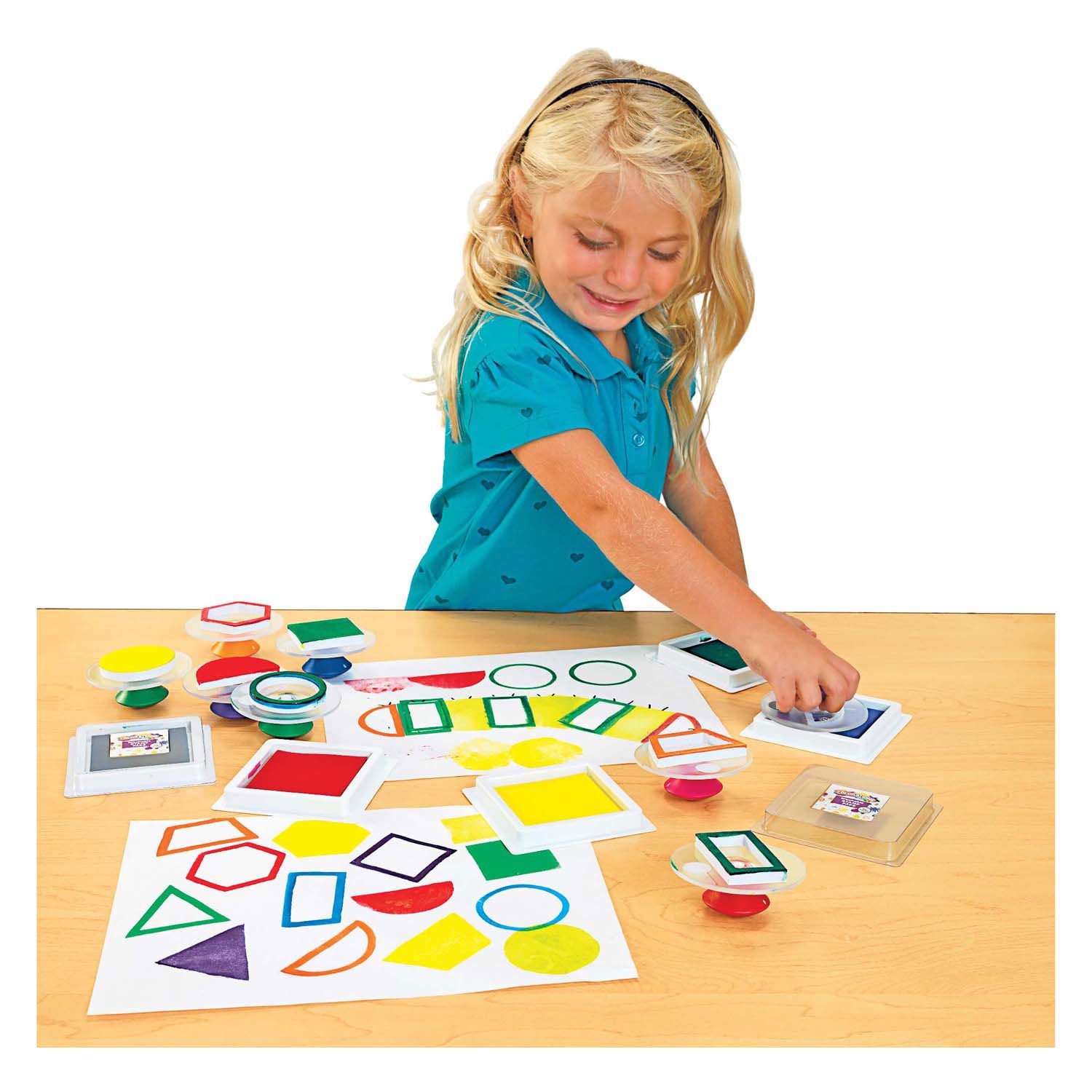 Colorations - Grip Stamps Easy Grip Géométrique, 14e.