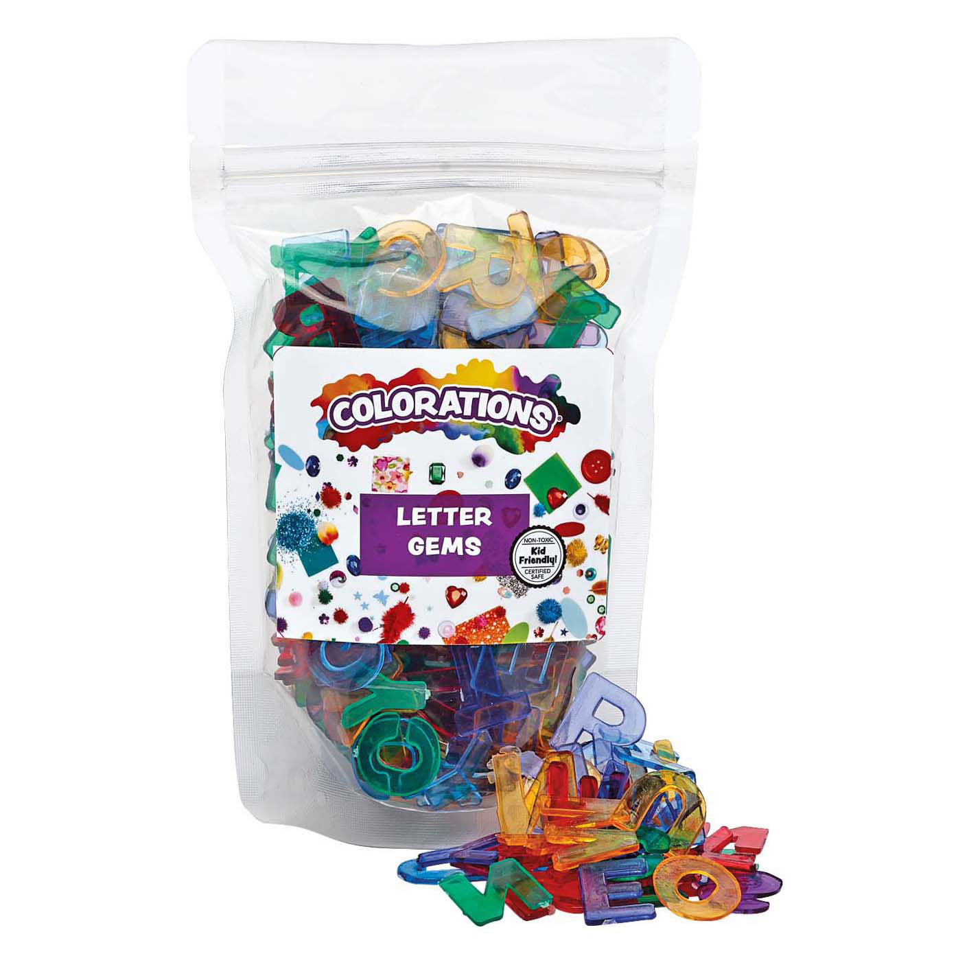 Colorations - lettre majuscule colorée, 260pcs.