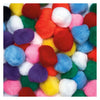 Colorations - Pompons colorés 5cm, 50e.