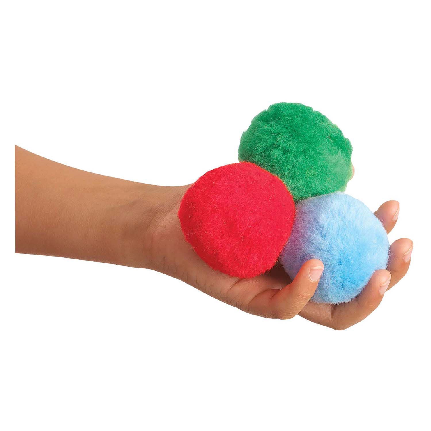 Colorations - Pompons colorés 5cm, 50e.