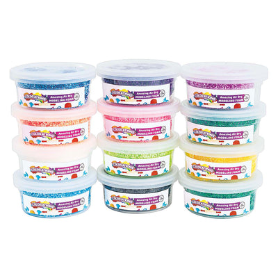 Colorations - argile en mousse colorée, 12e.