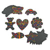 Colorations - Forme de figures à rayures, 98dlg.