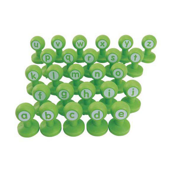 Colorations - Lettres minuscules Tampons d'argile, 26e.