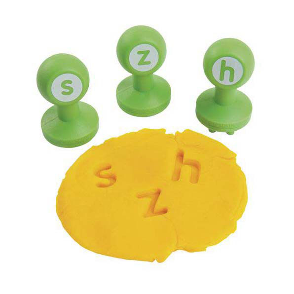 Colorations - Lettres minuscules Tampons d'argile, 26e.