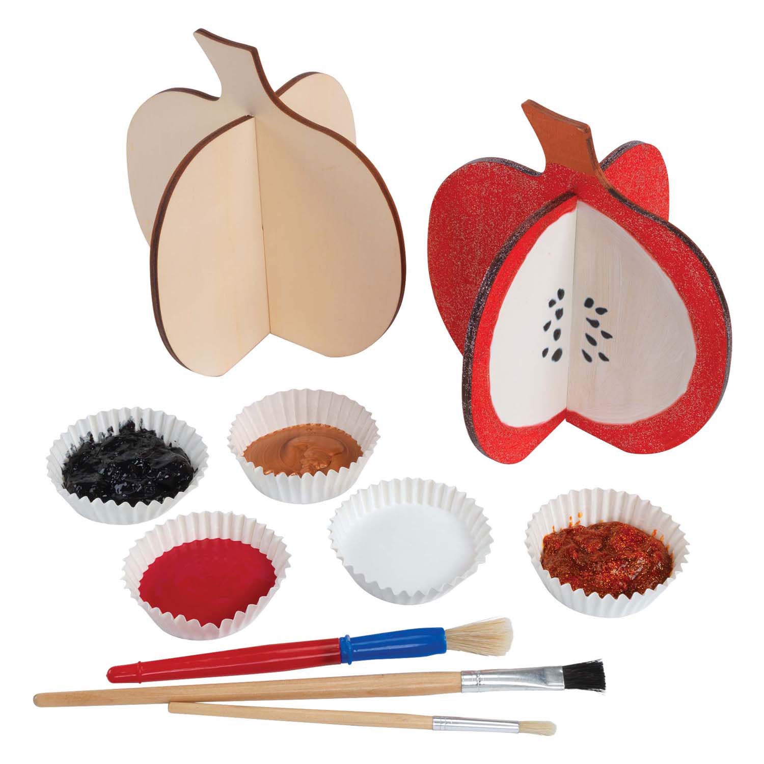 Colorations - Construisez votre propre citrouille en bois 3D, 6DLG.