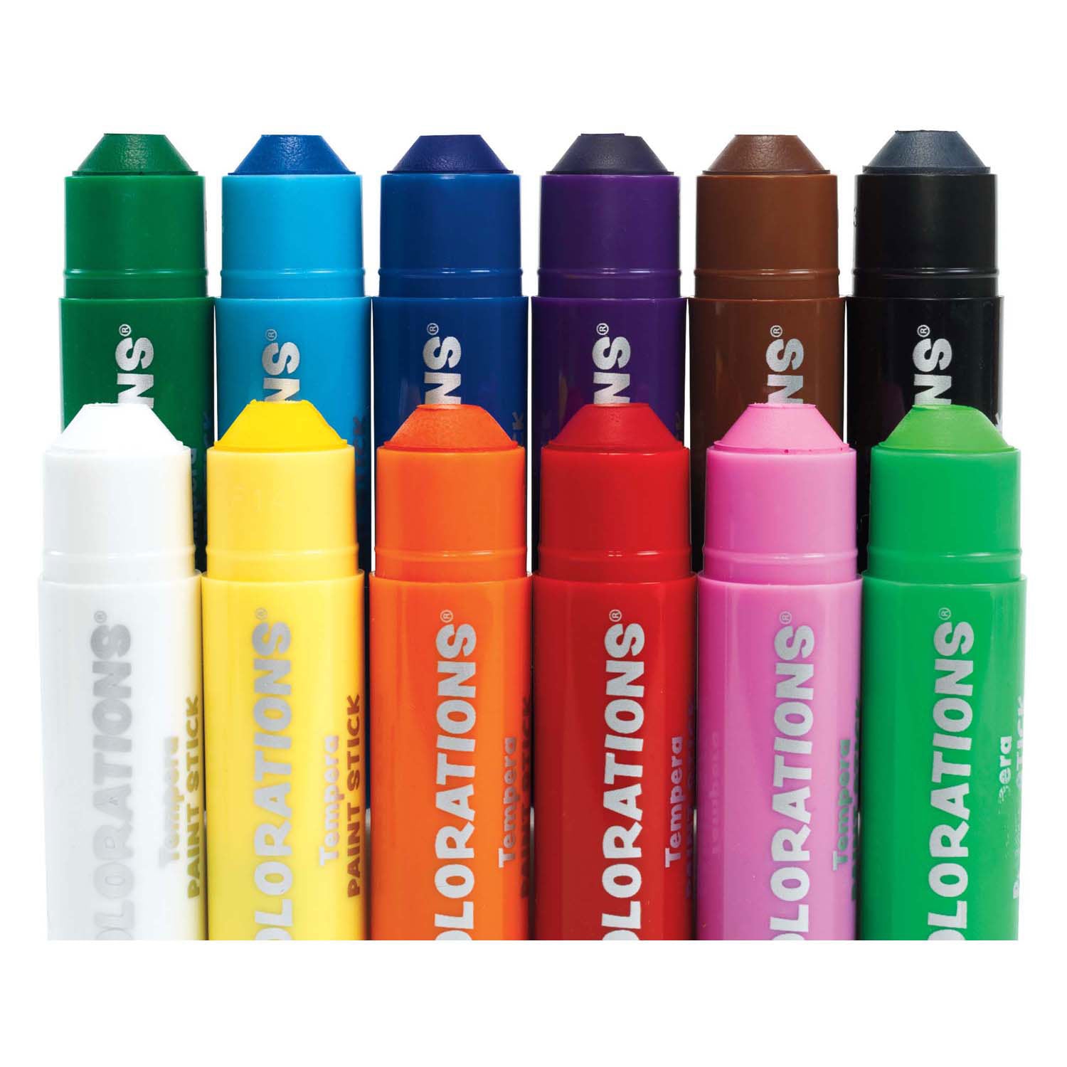 Colorations - bâtons de peinture - 12 couleurs
