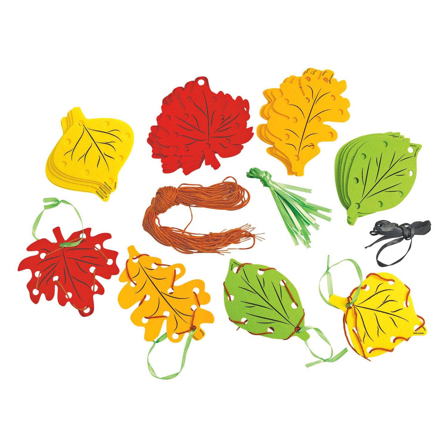 Colorations - feuilles de tresse, 24dlg.