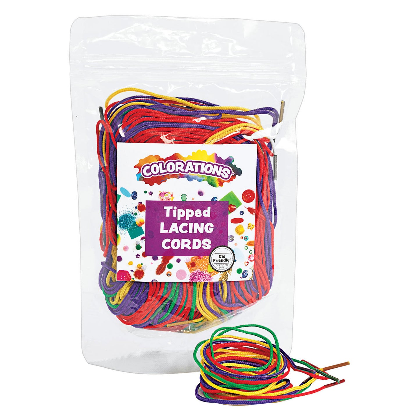 Colorations - cordons colorés - 72 pcs.