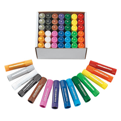 Colorations - bâtons de peinture tempera en 14 couleurs - 42 pcs.