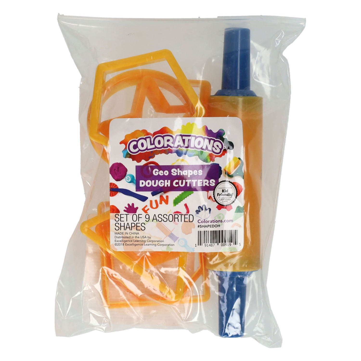 Colorations - set de coupe-argile - 9 pcs.