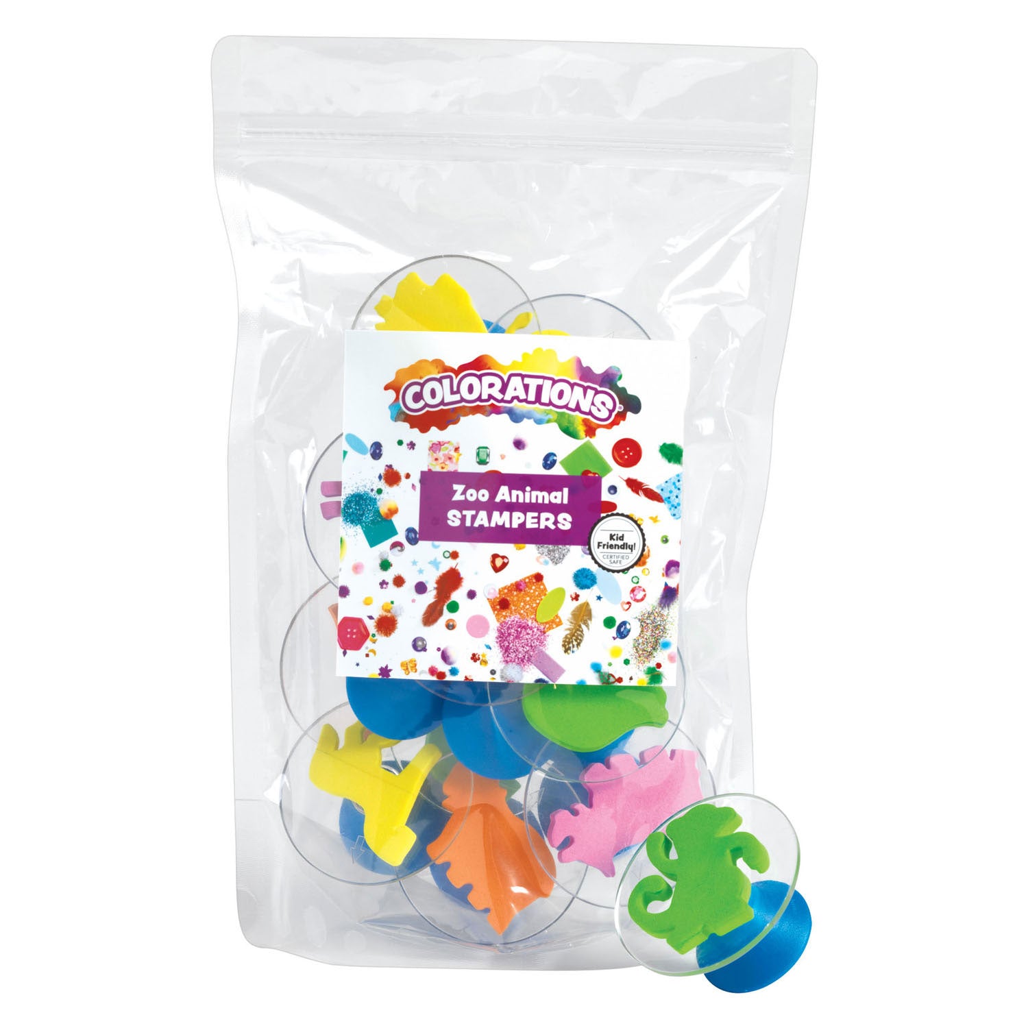 Colorations - tampons animaux - 12 pcs.