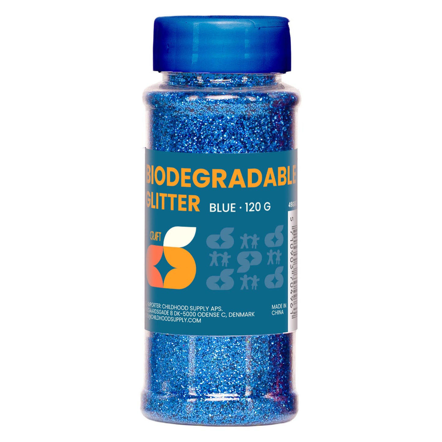 Paillettes biodégradables - bleues - 120 grammes