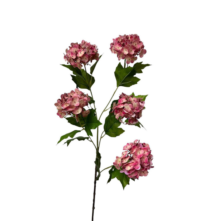Collection de fleurs artificielles Roberts boule de neige real touch 85 cm mauve