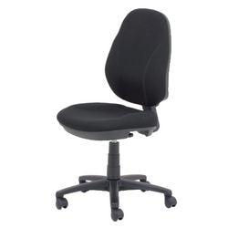 Chaise de bureau realspace jura noir permanent